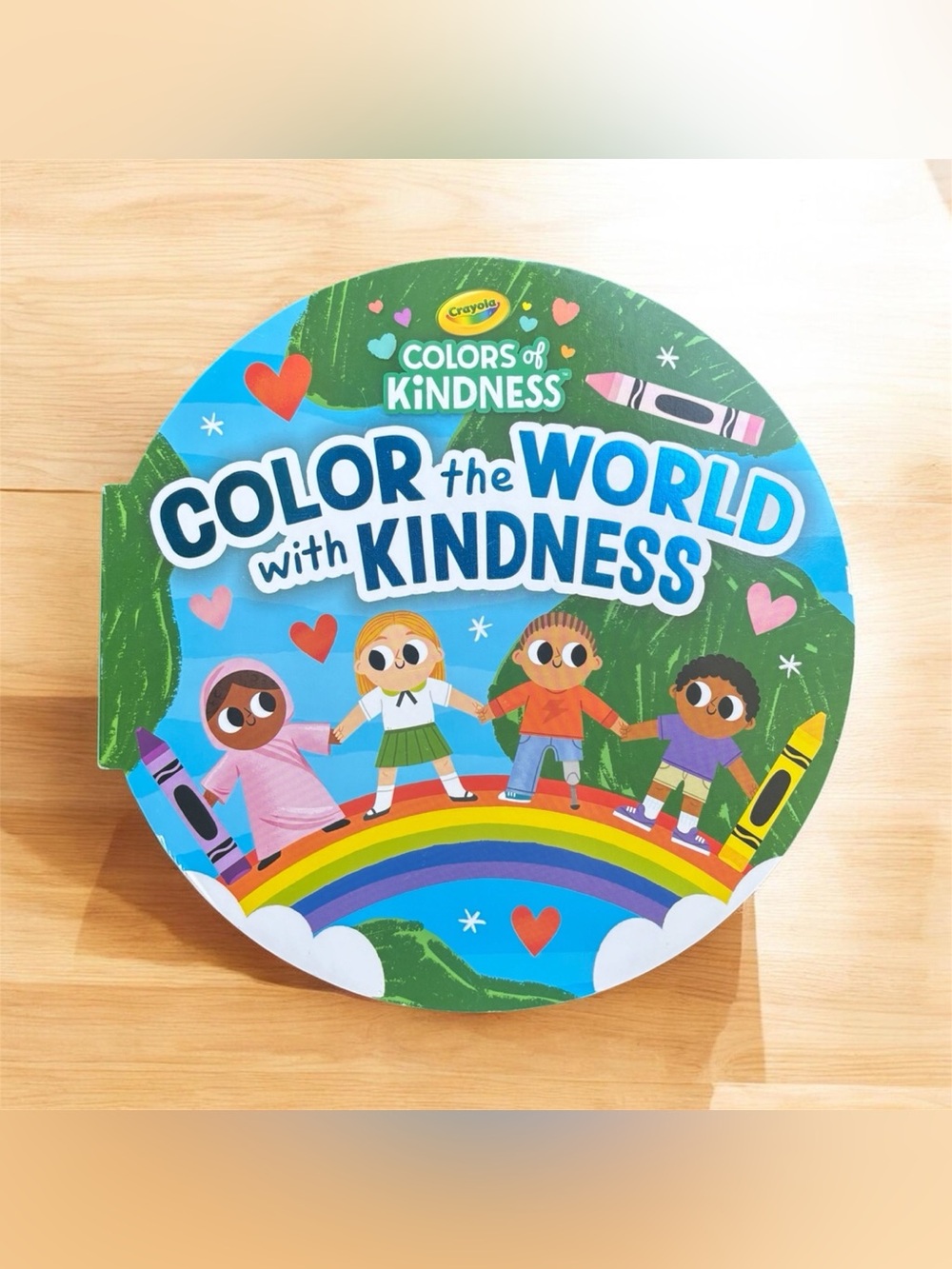 NEW Crayola Color the World with Kindness Colors of Kindness Board Book Kids